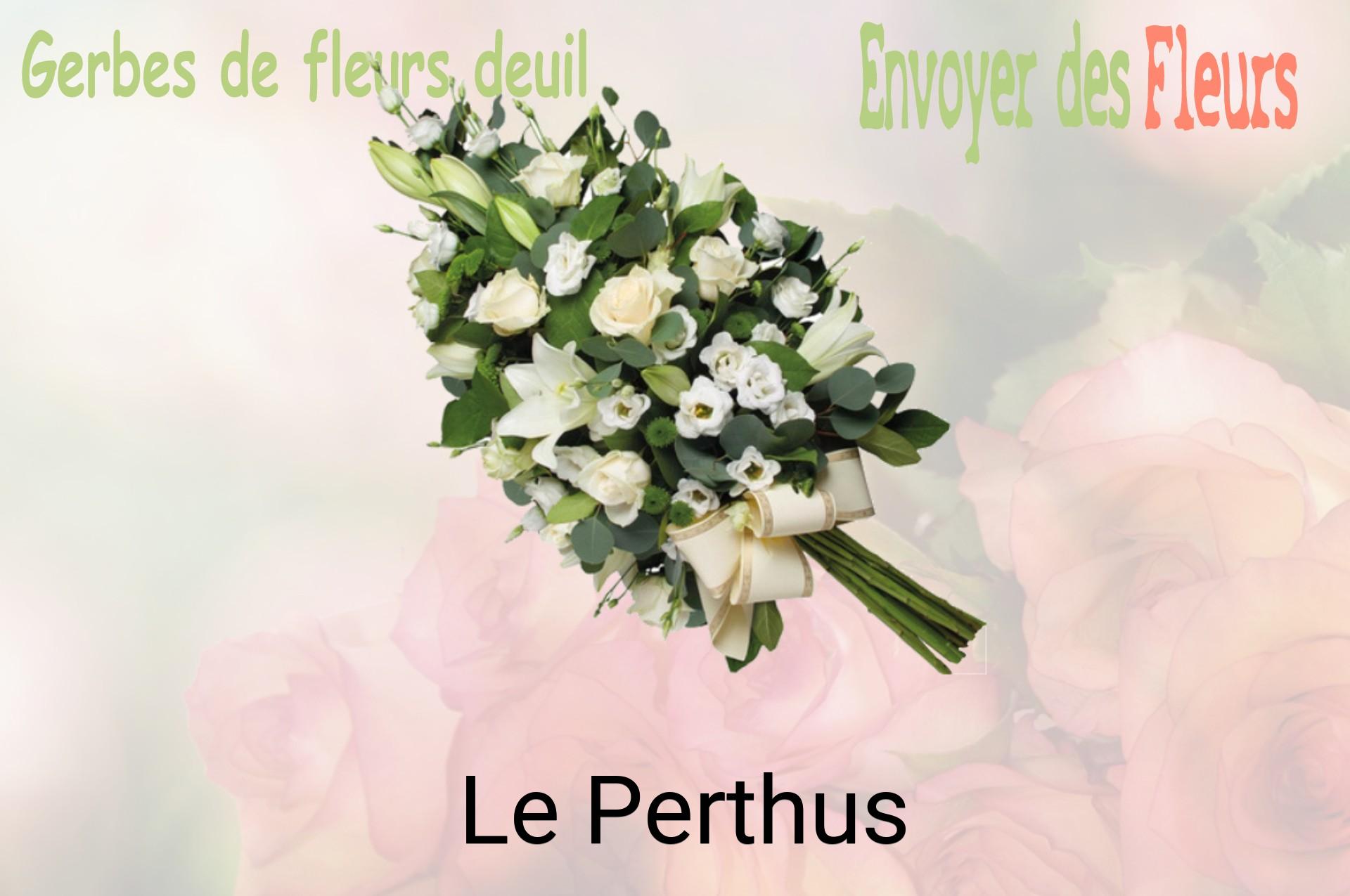 Gerbe de fleurs de deuil livrée à Le Perthus